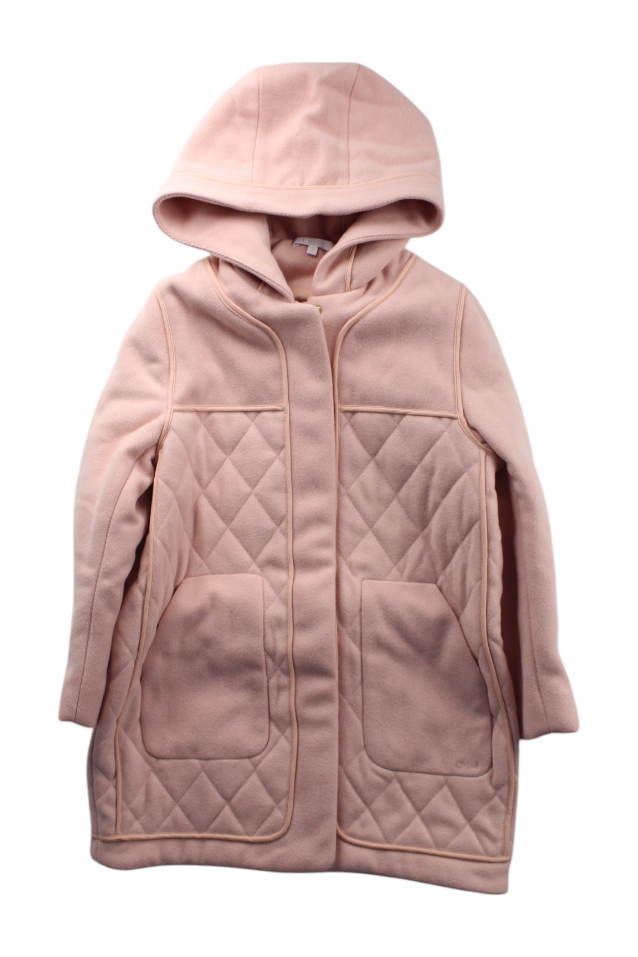 Chloe Quilted Hooded Coat 8Y、mySite、g9winljtr