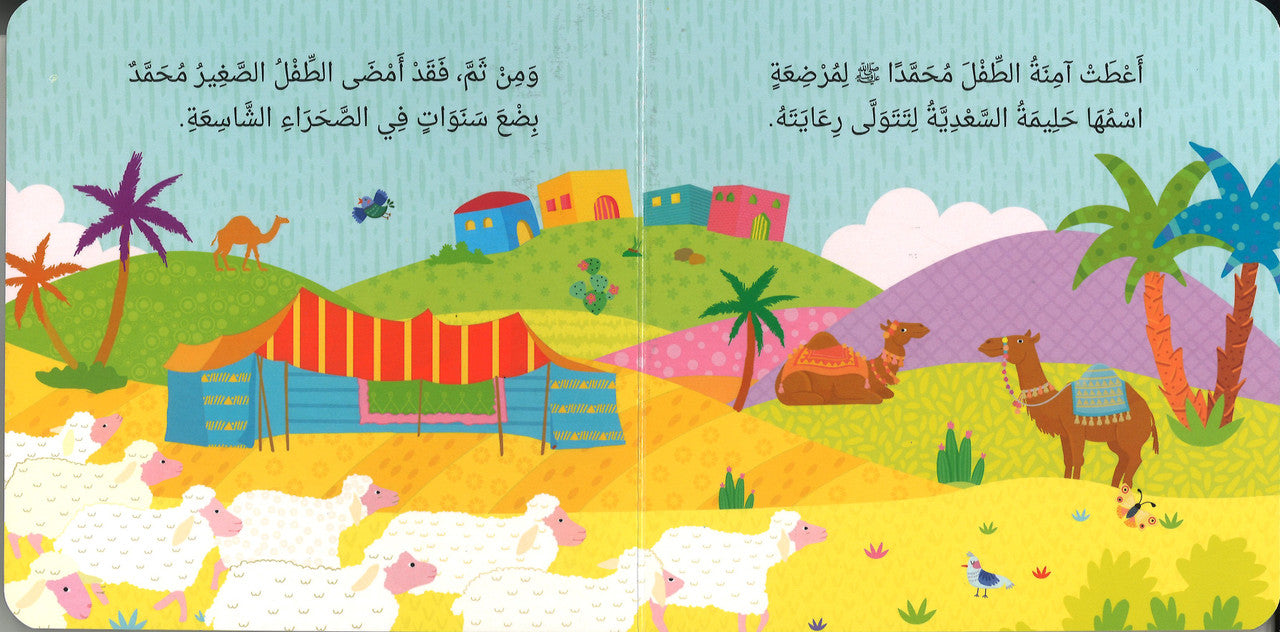 The Birth of Prophet Muhammad (Board Book) - Arabic مَوْلِدُ النَّبِيِّ مُحَمَّدٍ ﷺ、mySite、topwebapps