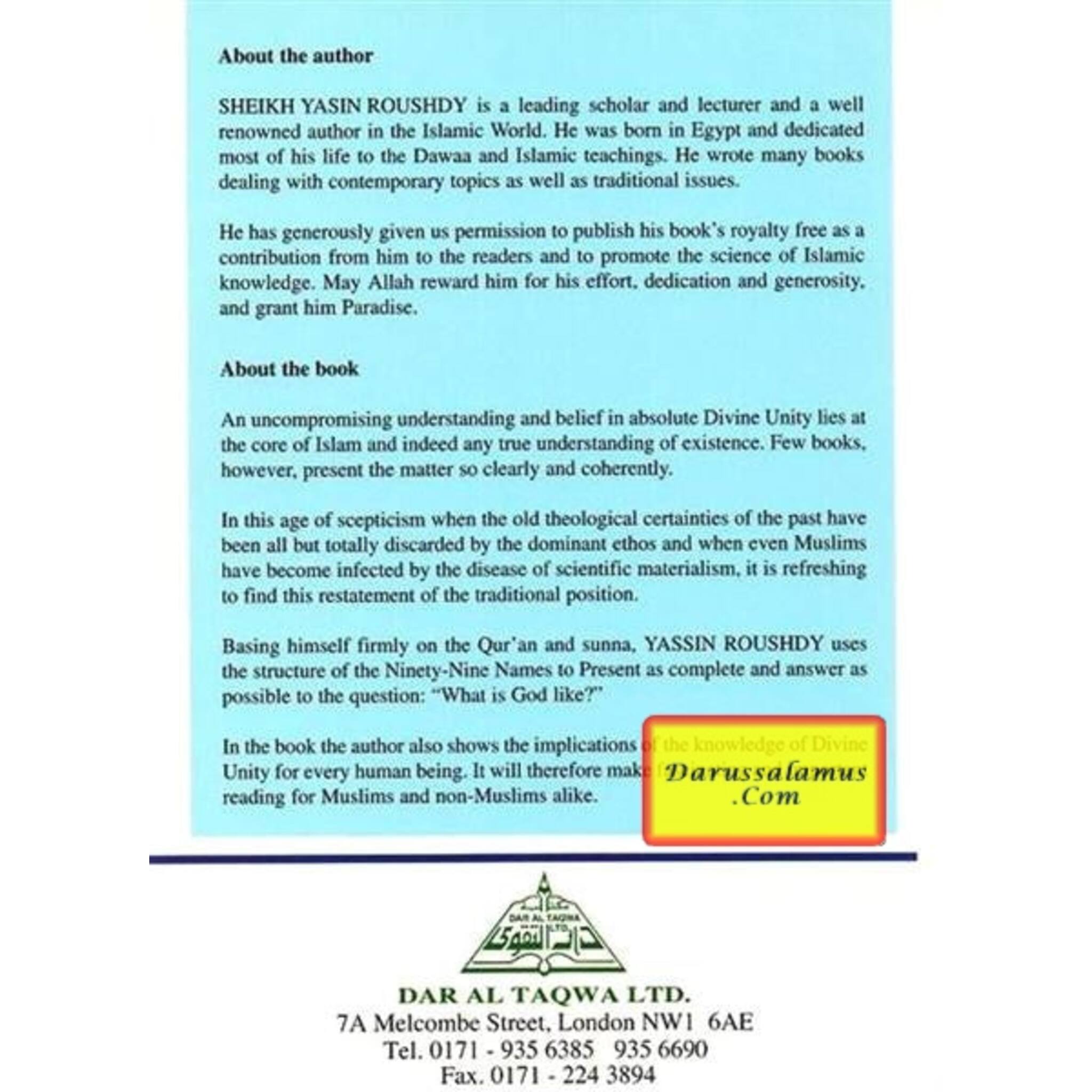 Allah The Divine Nature By Yassin Roushdy、mySite、topwebapps