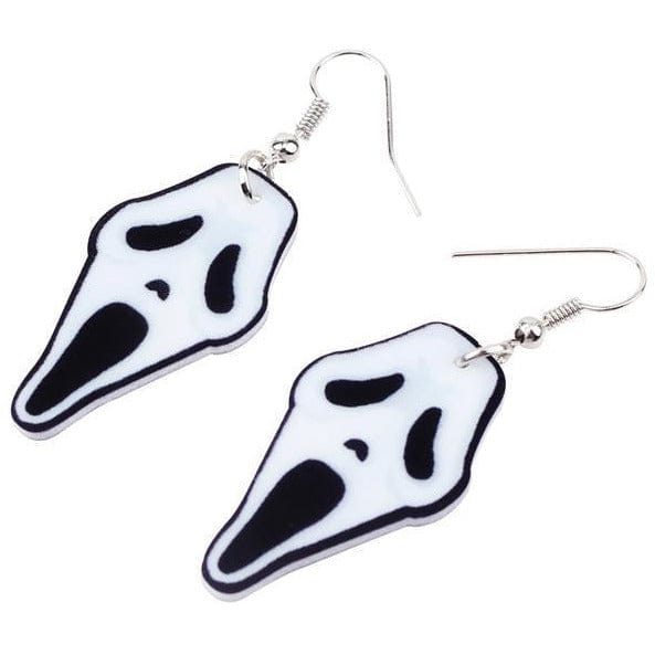 Halloween Acrylic Earrings-- Boo! *、mySite、g9winljtr