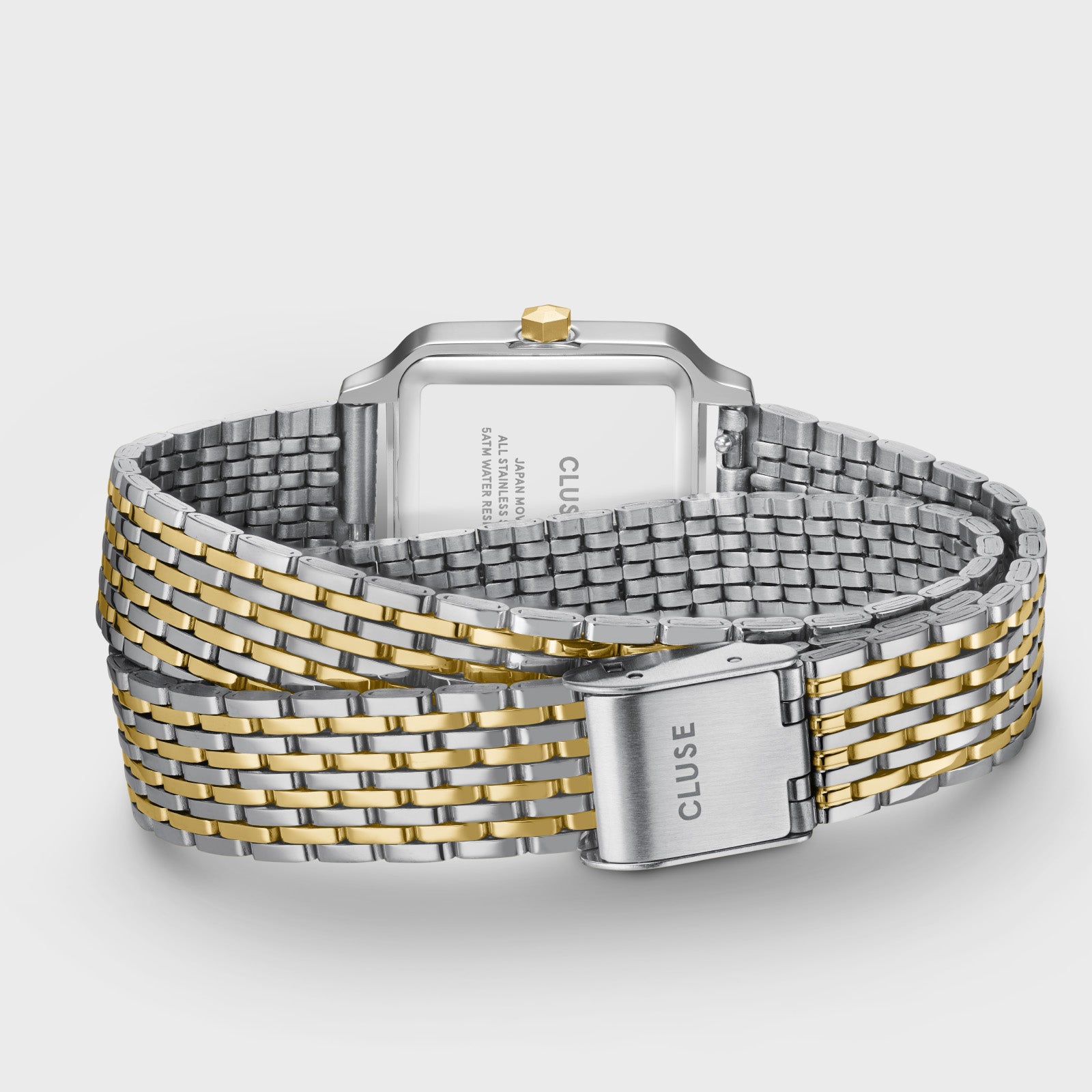 Gracieuse Petite Watch Double Steel, White, Two-tone、mySite、botmansion