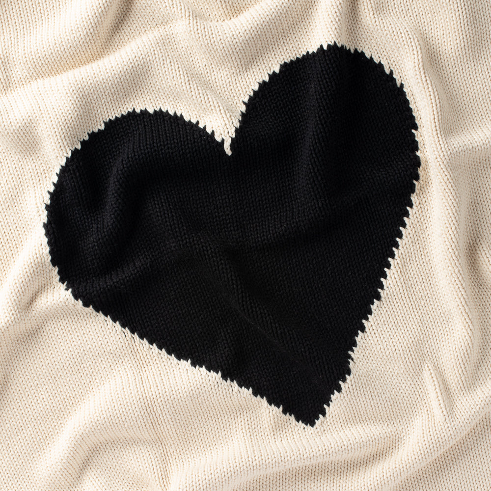  DH Black Heart Baby Blanket、mySite、elrpsem3k