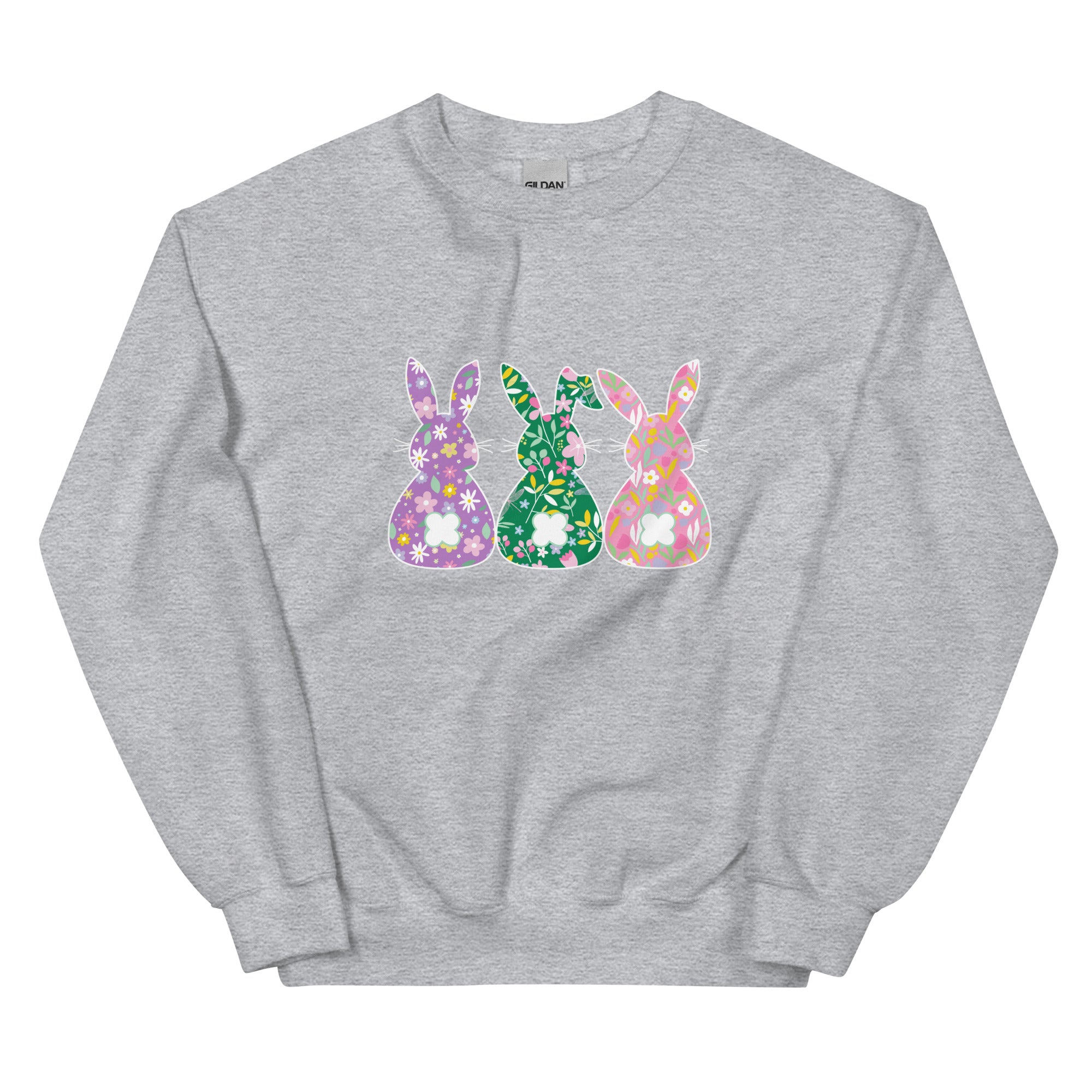 Whimsical Bunnies Crewneck Sweatshirt、mySite、camillekostekn