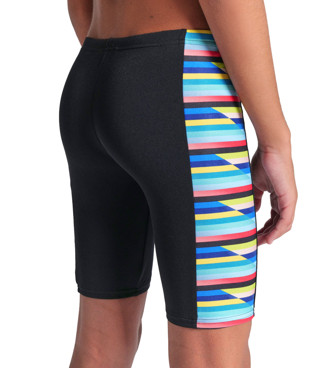 Arena Boys' Racing Stripe Jammer Swimsuit (Little Kid, Big Kid)、mySite、noshort