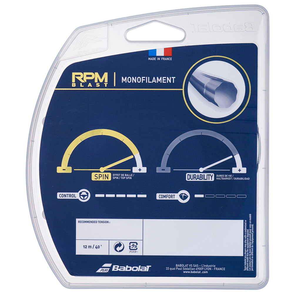 Babolat RPM Blast 18/1.20 Tennis String (Black)