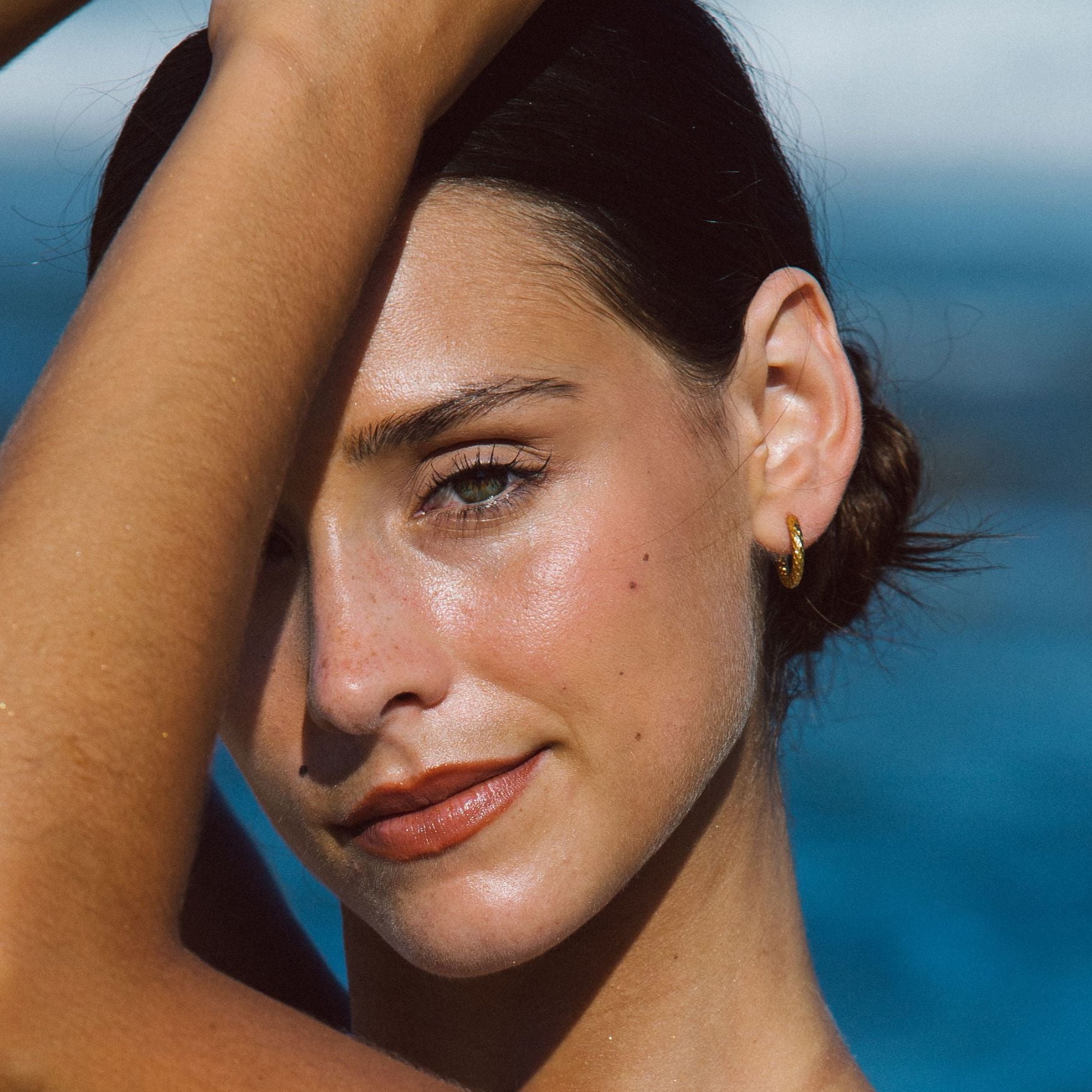 Hammered Hoops Earrings、mySite、hinf8tx79