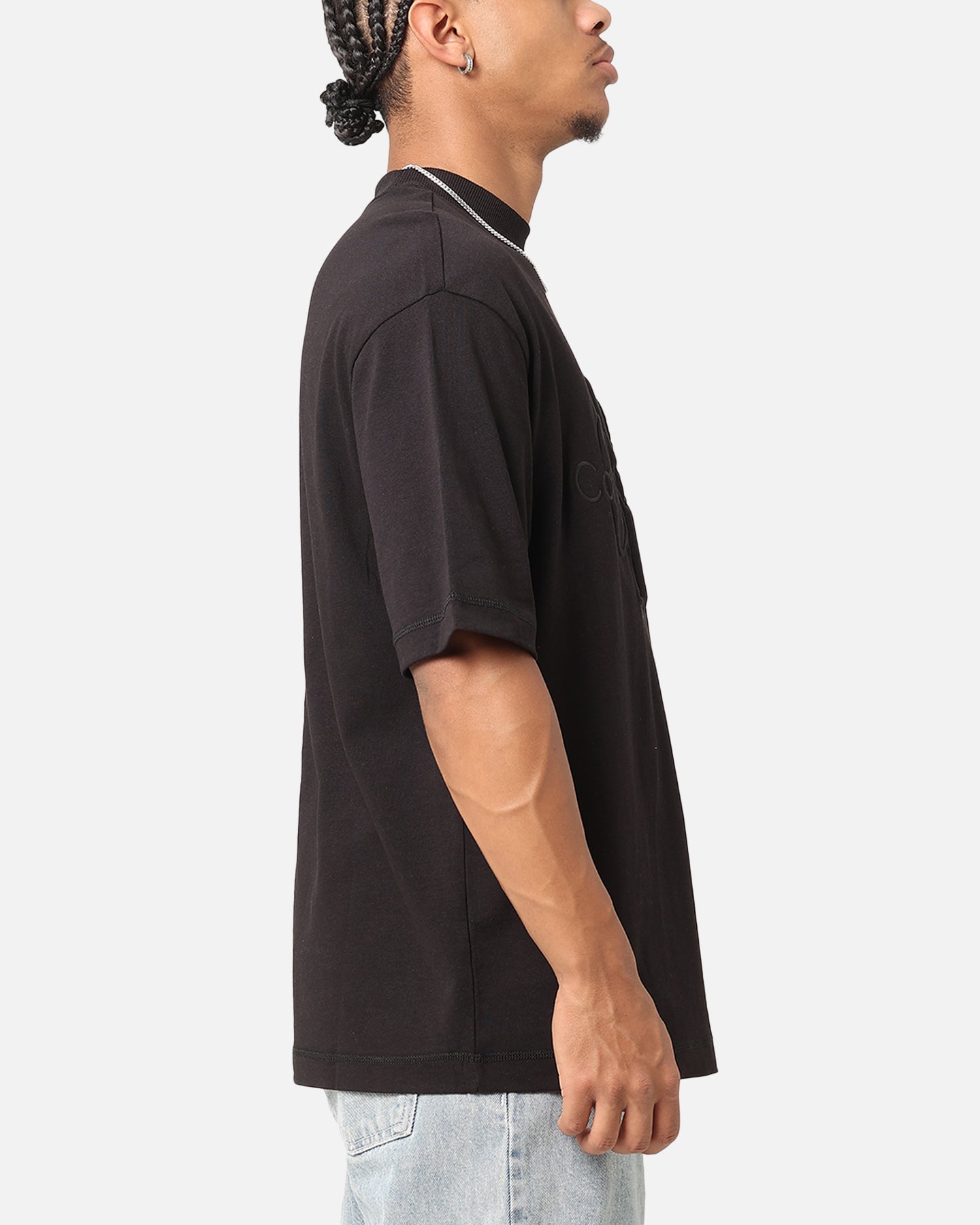 Calvin Klein Premium Monologo T-Shirt Black、mySite、zt4zffjzw
