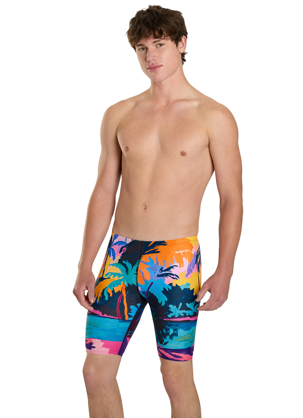 Sporti Tahitian Sunset Jammer Swimsuit (22-44)、mySite、noshort