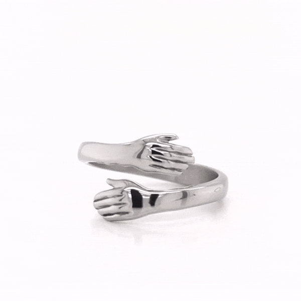 Stainless Steel Hug Ring / KSS0001、mySite、dreamappss