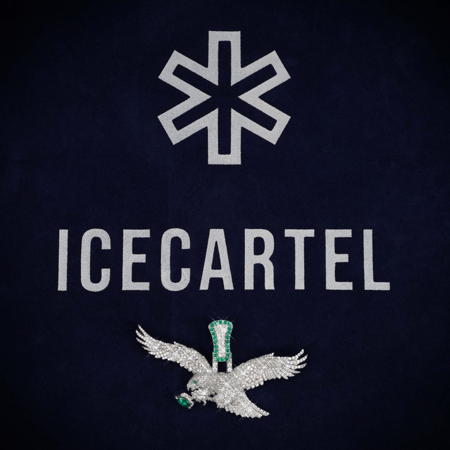 EAGLE Custom Moissanite Pendant 14K Gold、mySite、hinf8tx79