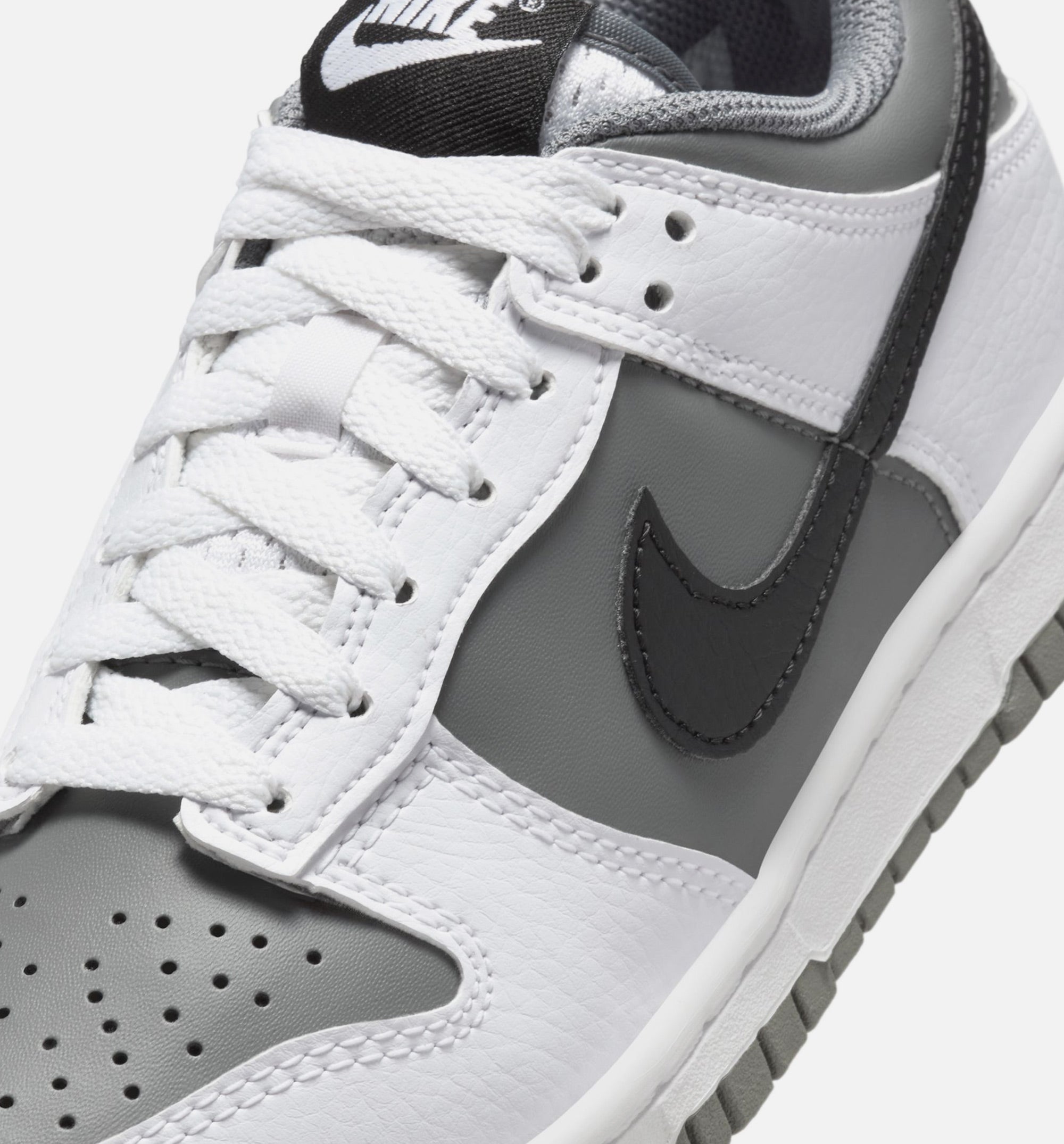 Dunk Low Grade School Lifestyle Shoe - White/Black/Smoke Grey、mySite、dreamappss