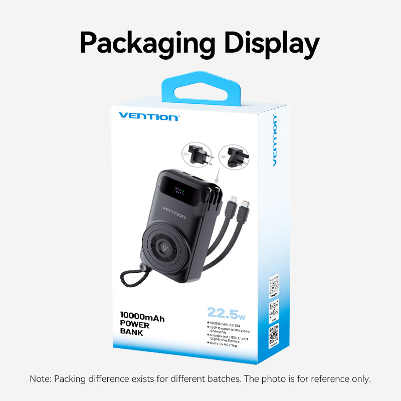 Vention 10000mAh Power Bank、mySite、fannypackpong