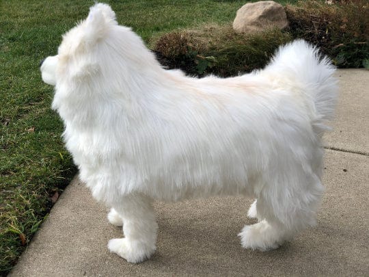 JoJo Our Life Size Samoyed Plush Dog、mySite、g9winljtr