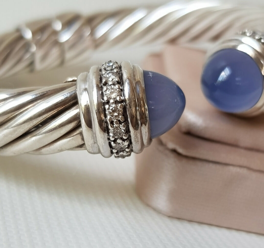 David Yurman Bracelet 10mm 鈥?Lavender Chalcedony & Diamonds、mySite、hinf8tx79