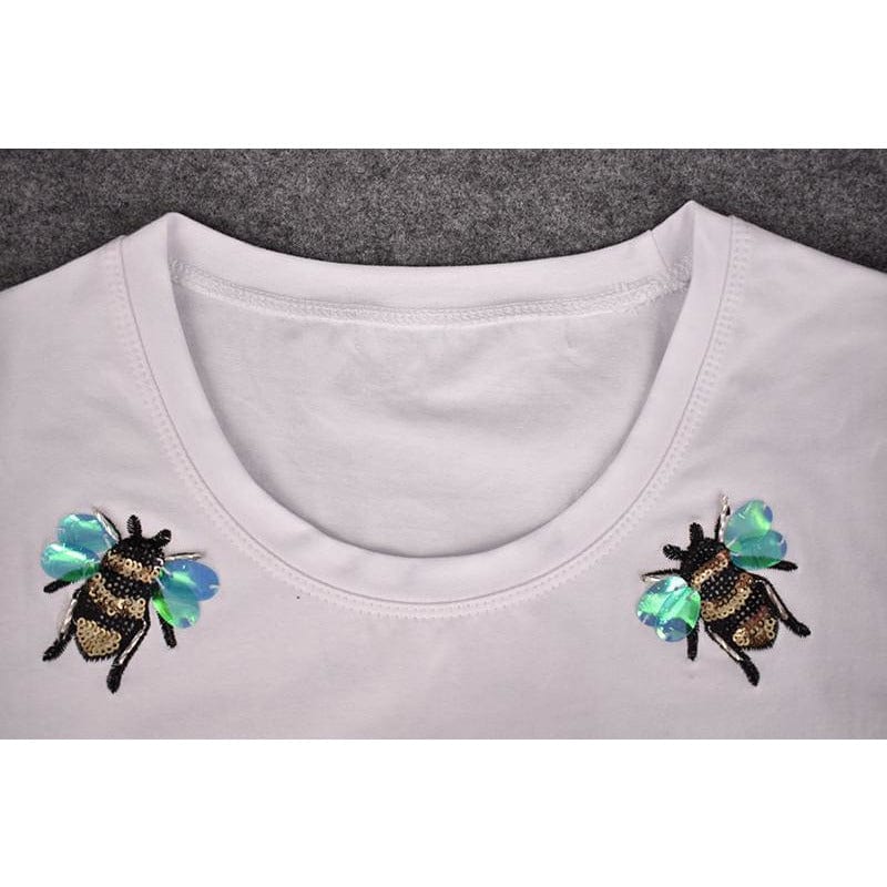 Sequin Bee Shirt-ADORABLE and Classy for the Ladies!、mySite、g9winljtr