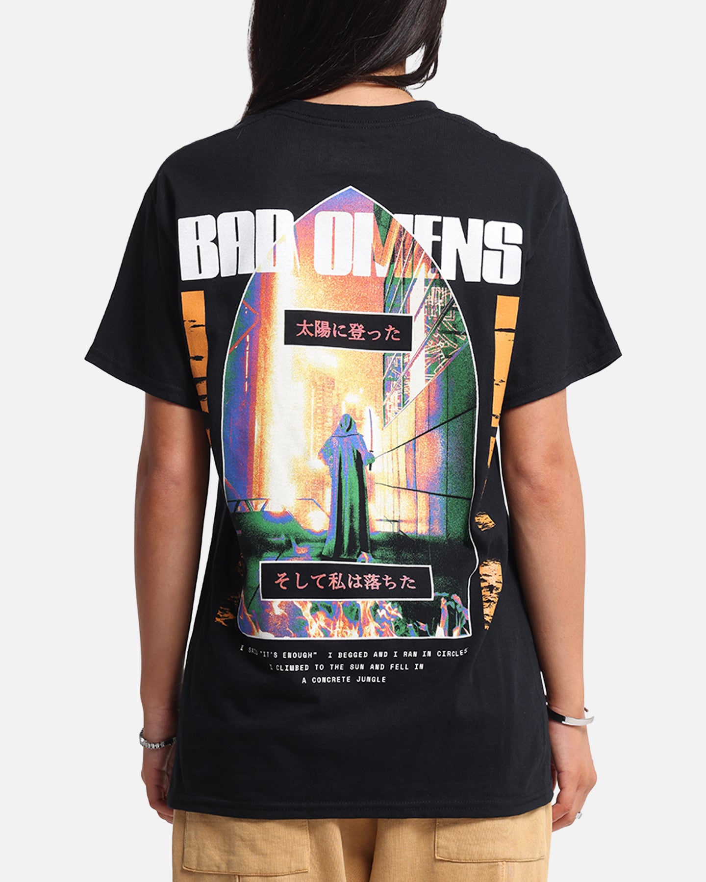 Bad Omens Concrete Jungle T-Shirt Black、mySite、zt4zffjzw
