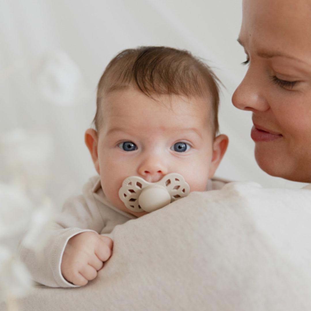  BIBS Infinity Symmetric Pacifier - Ivory - Silicone、mySite、merchandisen