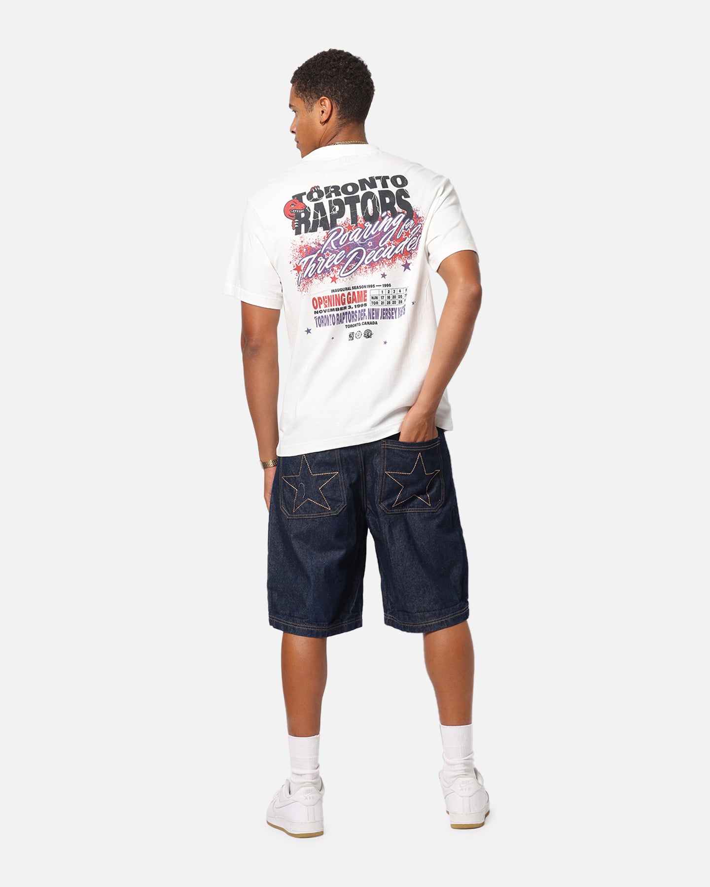 Mitchell & Ness Toronto Raptors Three Decades T-Shirt Vintage White、mySite、zt4zffjzw