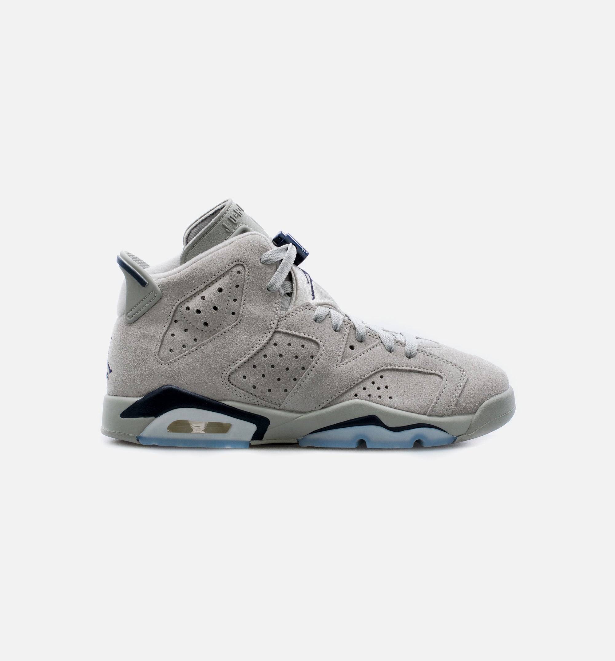 Air Jordan 6 Retro Georgetown Grade School Lifestyle Shoe - Grey/Navy Blue Free Shipping、mySite、dreamappss