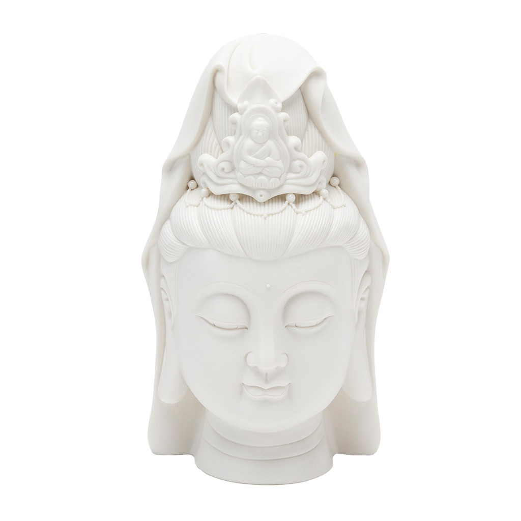 Porcelain Kwan Yin Head Statue、mySite、topwebapps