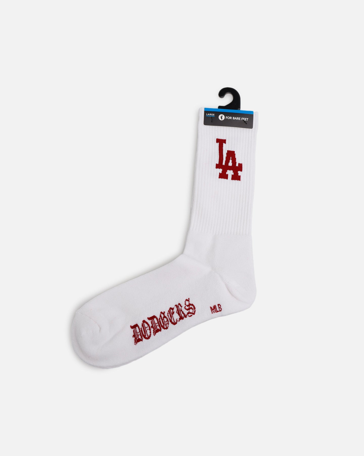Pro Compression Los Angeles Dodgers Gothic Script Crew Sock White、mySite、zt4zffjzw