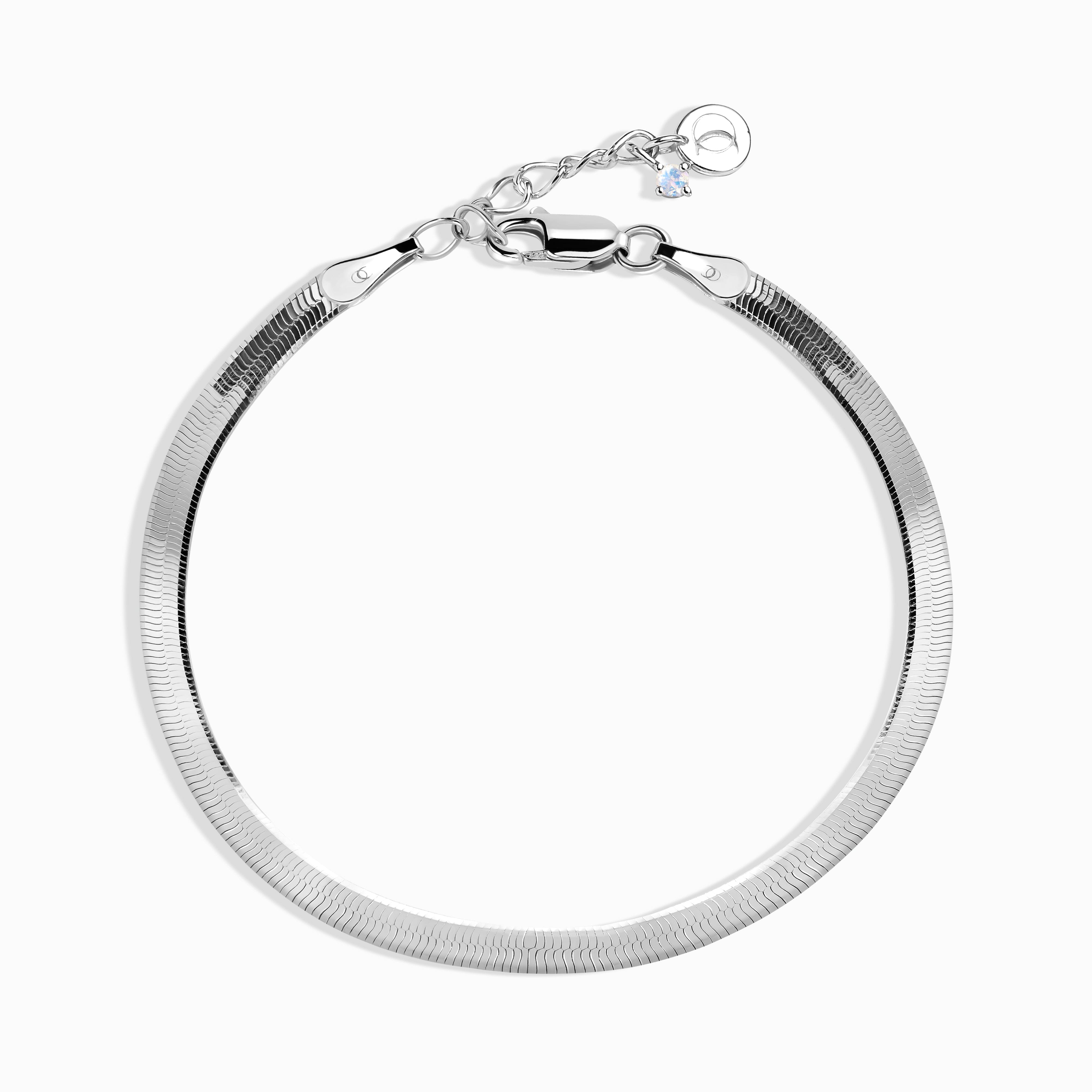 Plain Metal Wristlet - Herringbone Bracelet、mySite、hinf8tx79