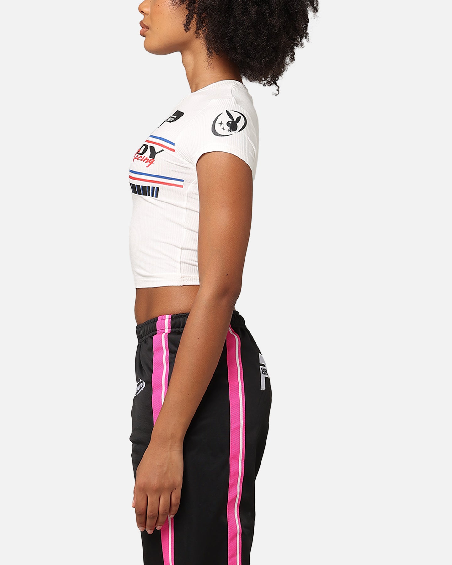 Playboy Women's Racing 1953 Baby T-Shirt White、mySite、zt4zffjzw