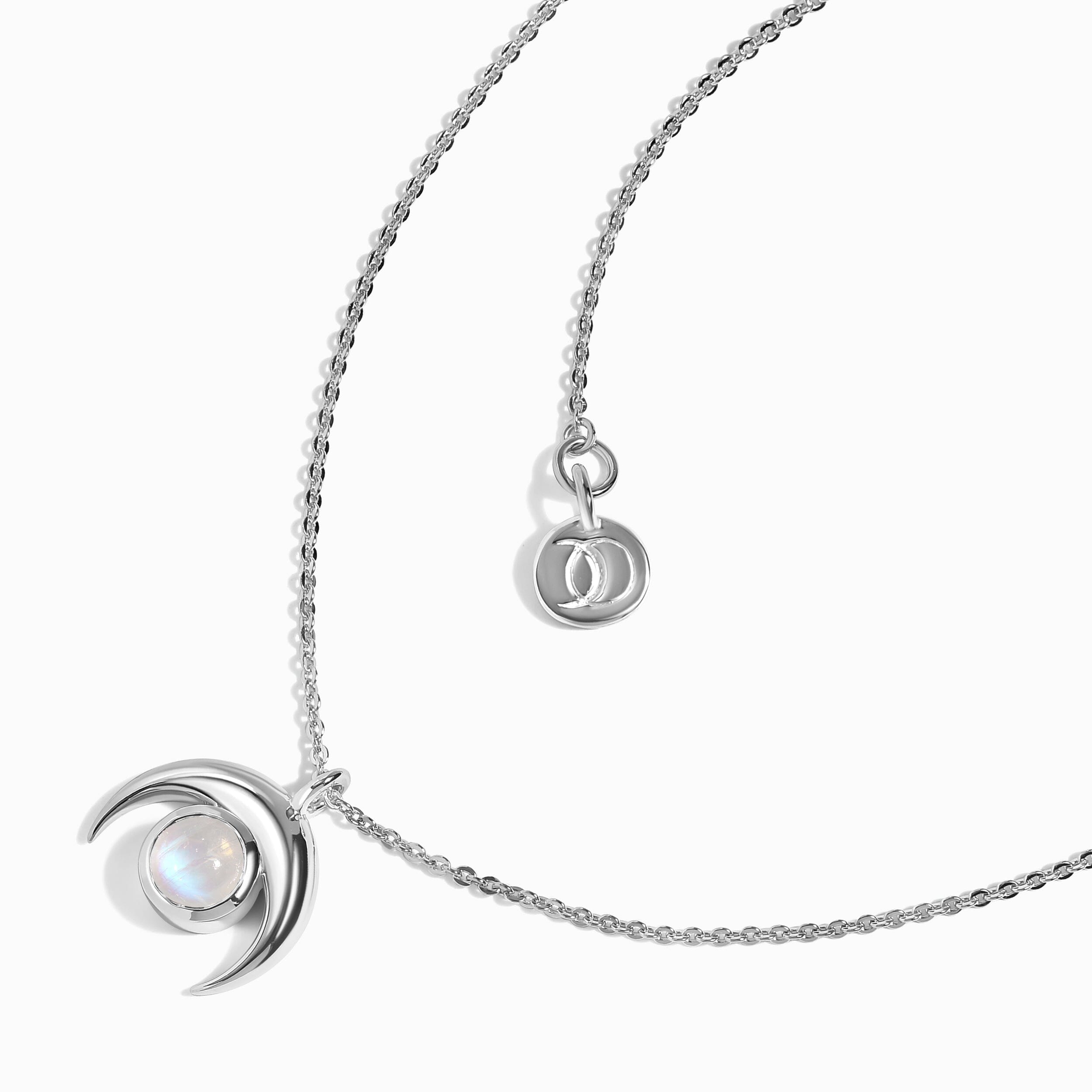 Kids Moonstone Necklace - Crescent Moon Mini、mySite、hinf8tx79