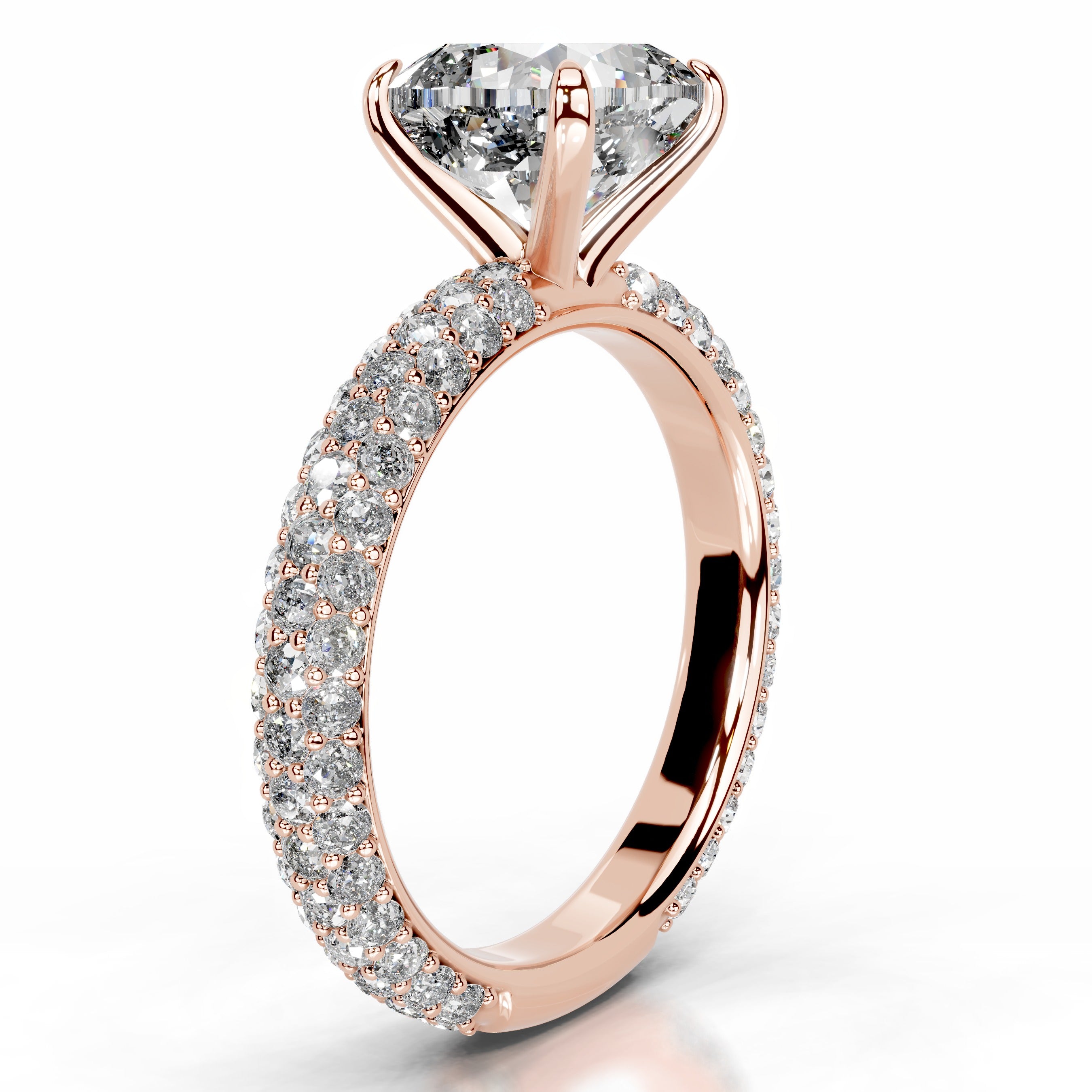 Charlotte Diamond Engagement Ring - 14K Rose Gold、mySite、hinf8tx79