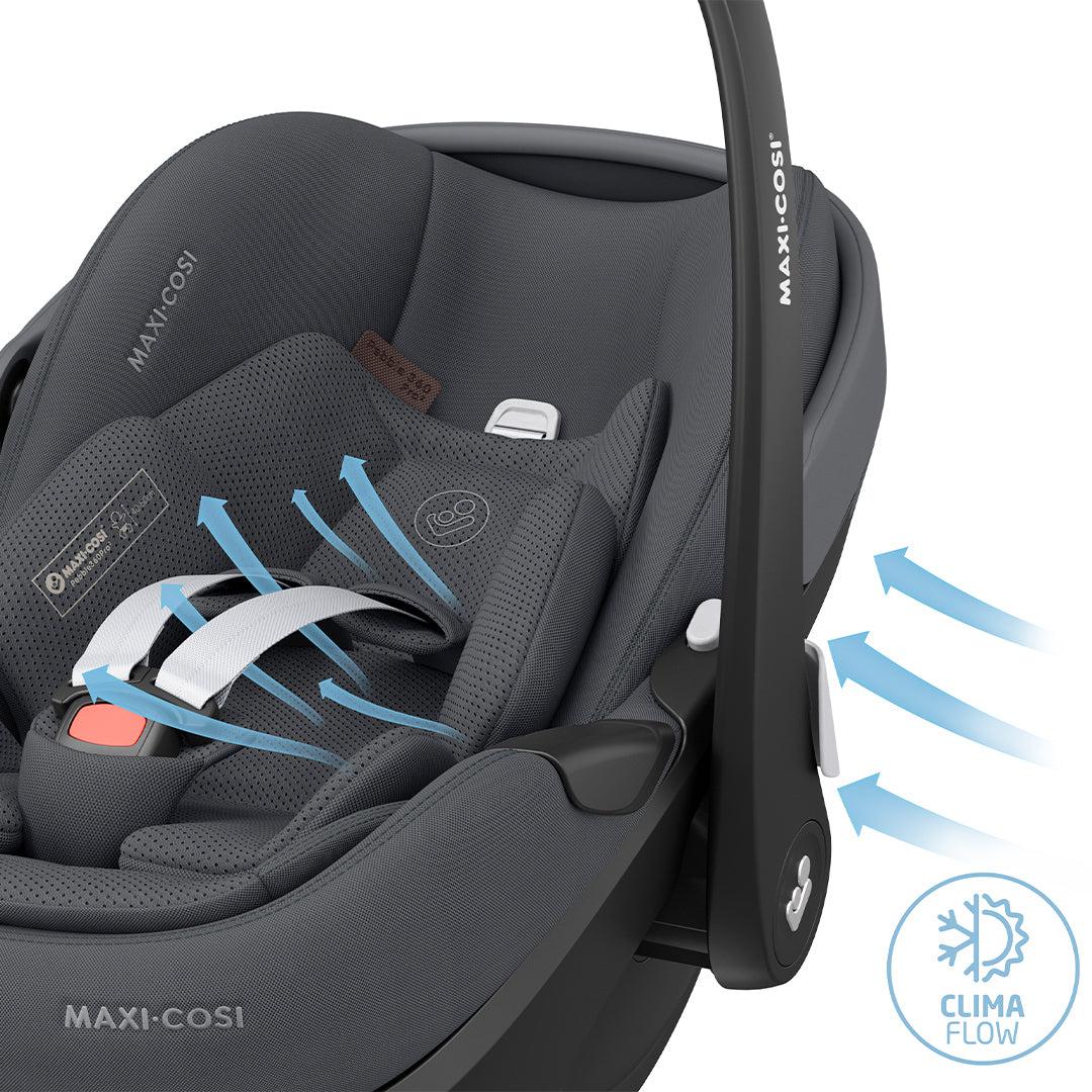  Maxi-Cosi Pebble 360 Pro 2 Car Seat - Twillic Graphite、mySite、merchandisen