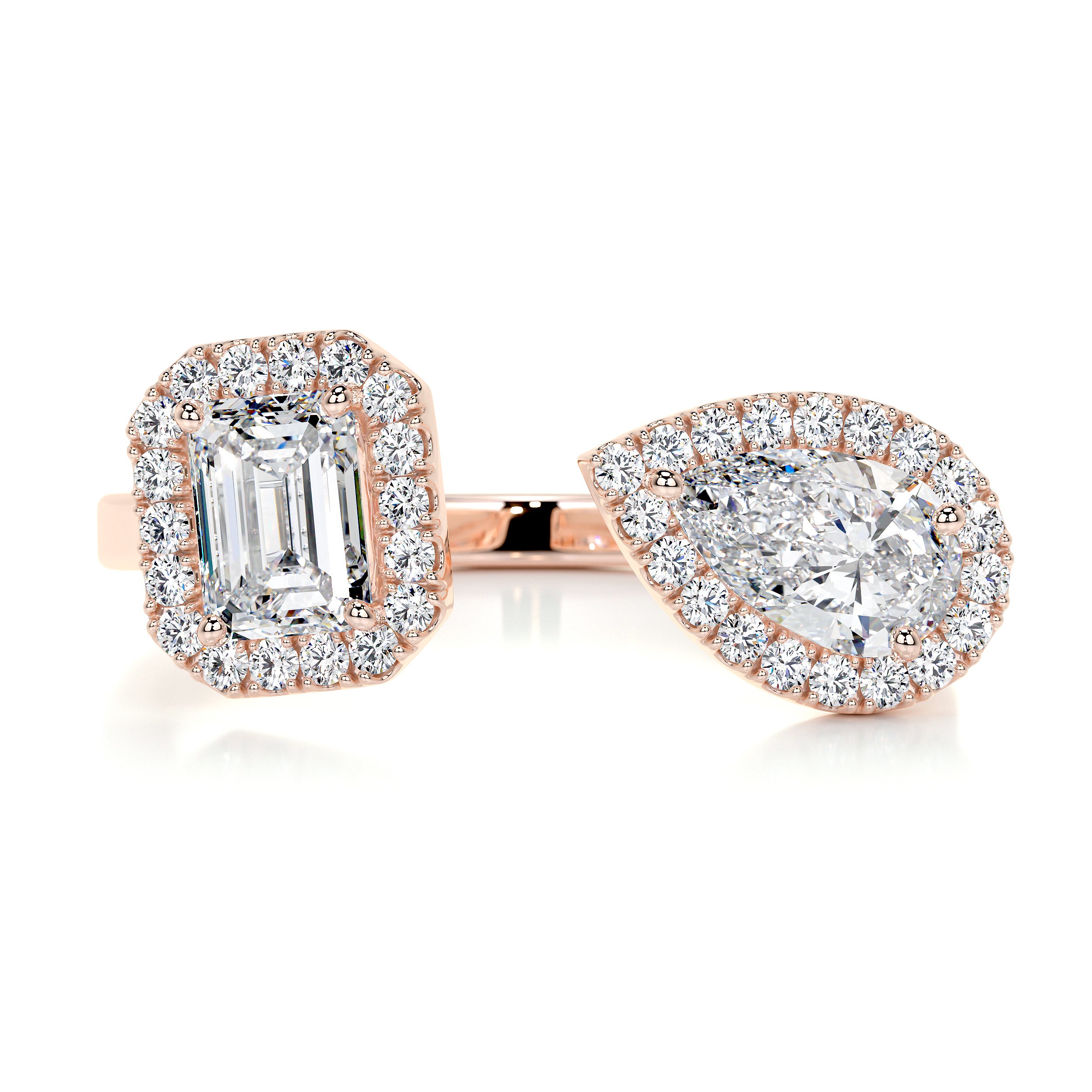 Edith Designer Diamond Ring (1.2 Carat) -14K Rose Gold、mySite、hinf8tx79