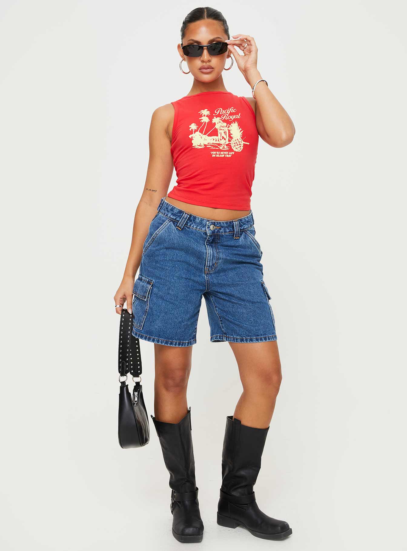 Pacific Royal Tank Top Red、mySite、solidvoid