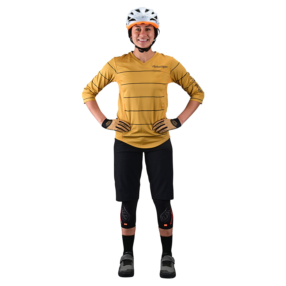 Womens Mischief Jersey Pinstripe Honey、mySite、dreamappss