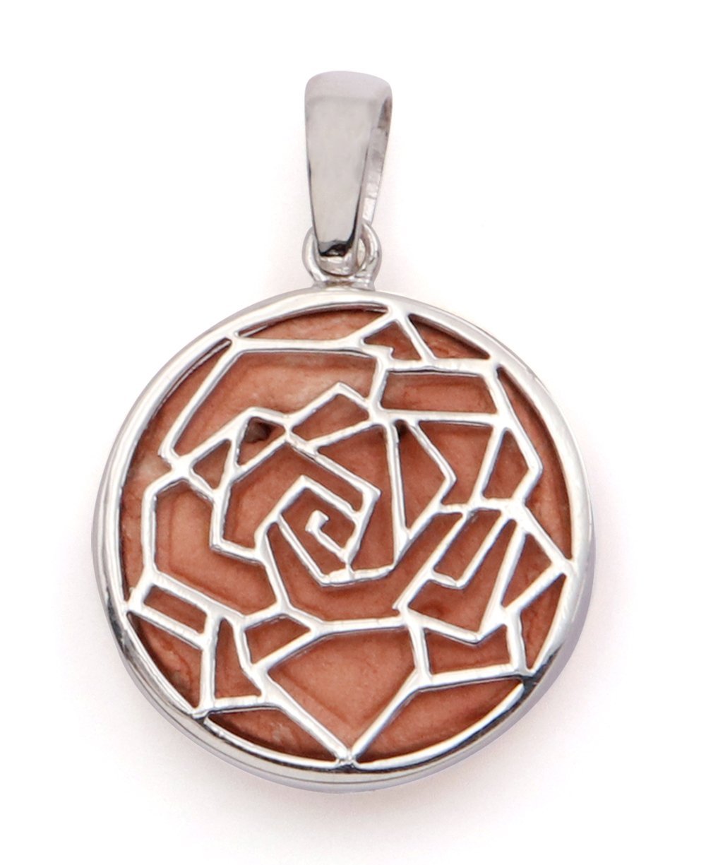 Stop and Smell the Roses Sterling Silver Pendant、mySite、topwebapps
