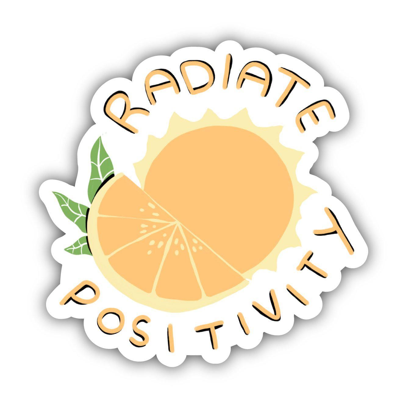  Radiate Positivity Orange & Sun Yellow - Positivity Sticker、mySite、elrpsem3k