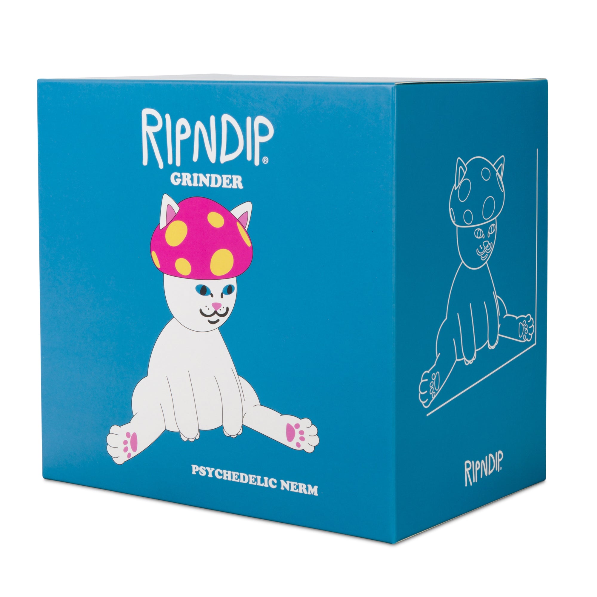  Psychedelic Nerm Grinder (White)、mySite、merchandisen