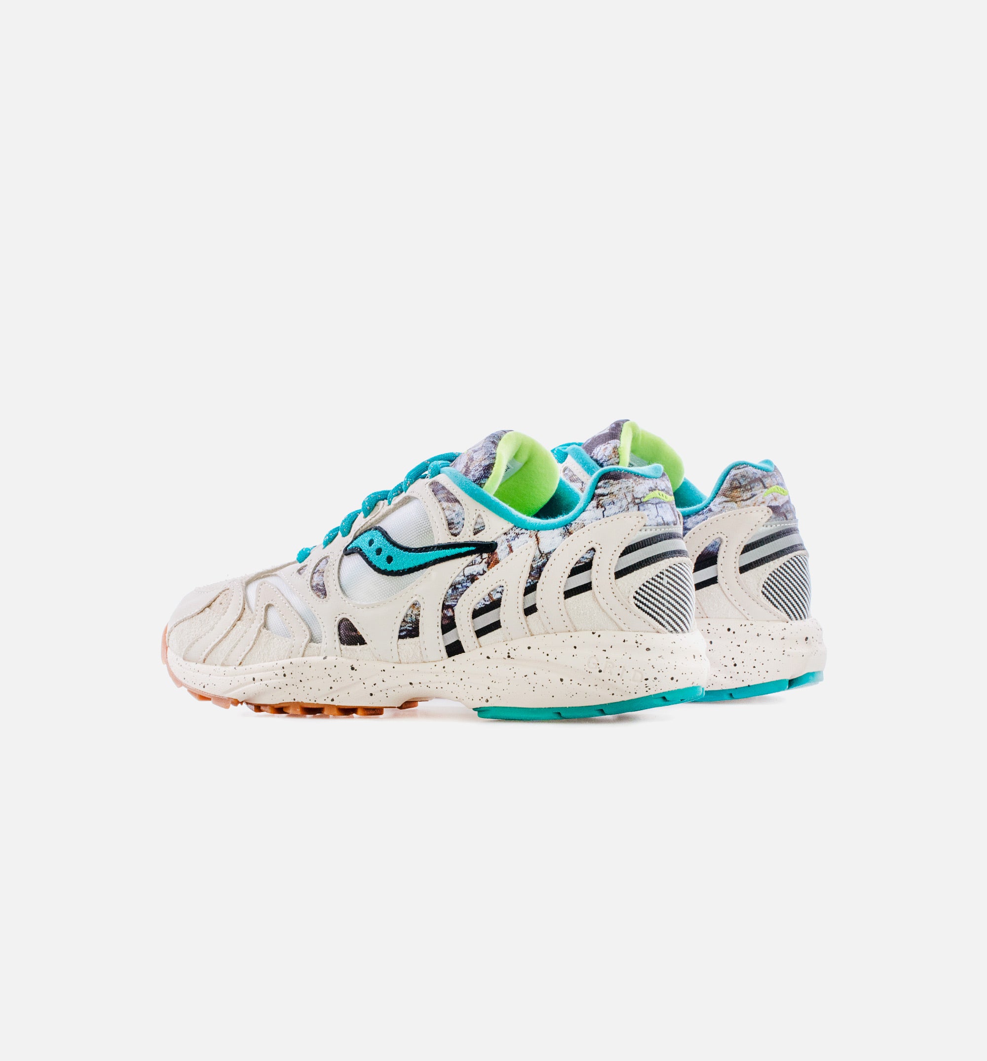 Grid Azura 2000 Creme Blue Mens Running Shoe - Off White/Teal、mySite、dreamappss