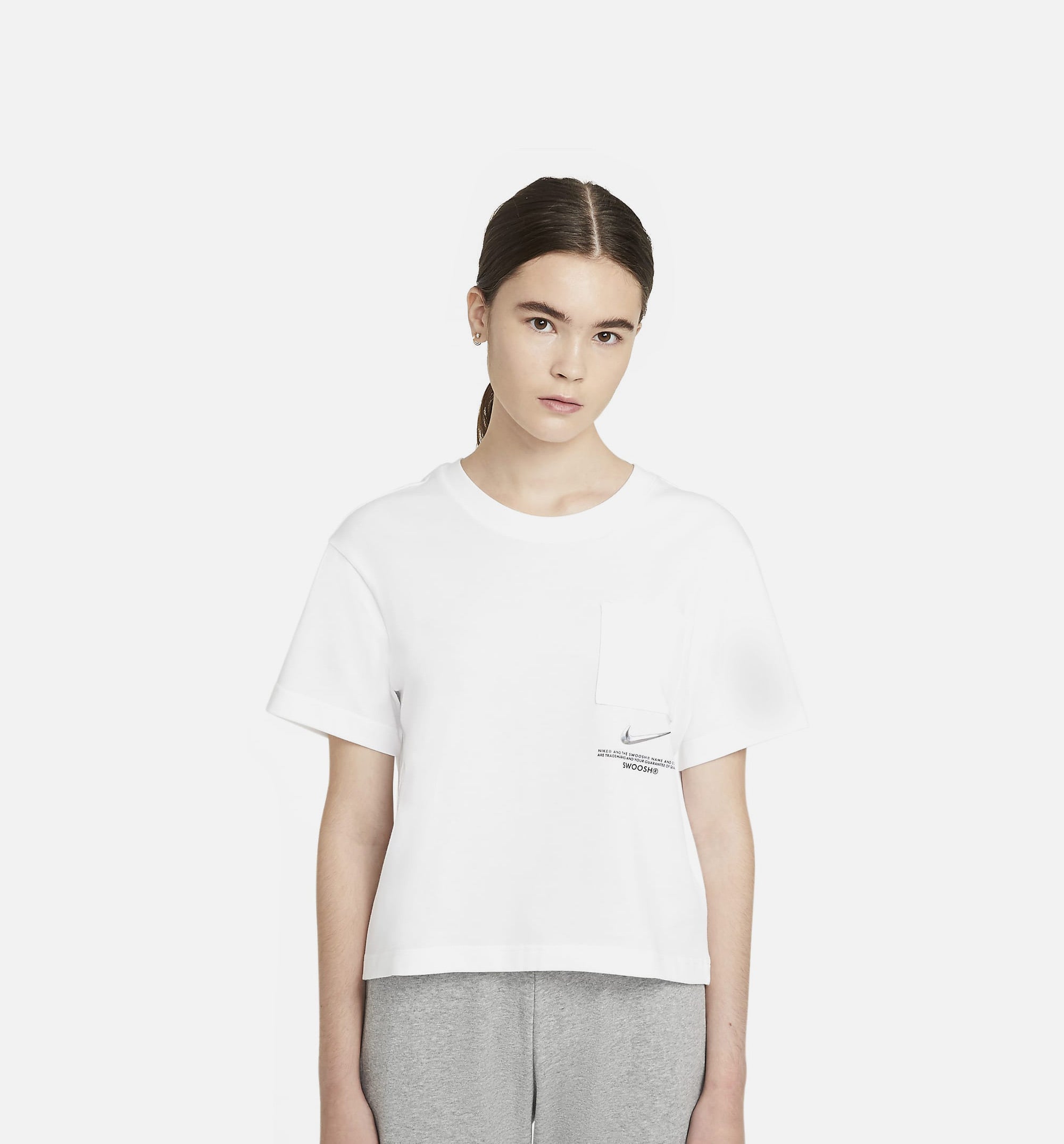 Sportswear Swoosh Womens T-Shirt - White、mySite、dreamappss