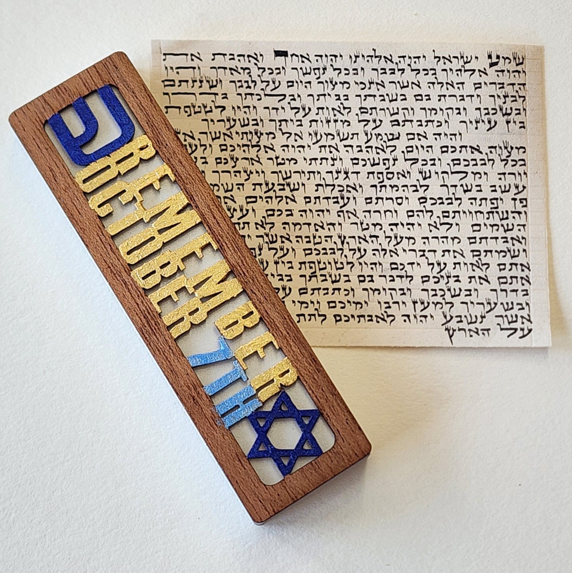 Remember October 7th Mezuzah by Glenn Grubard - (Silver or Bronze)、mySite、topwebapps