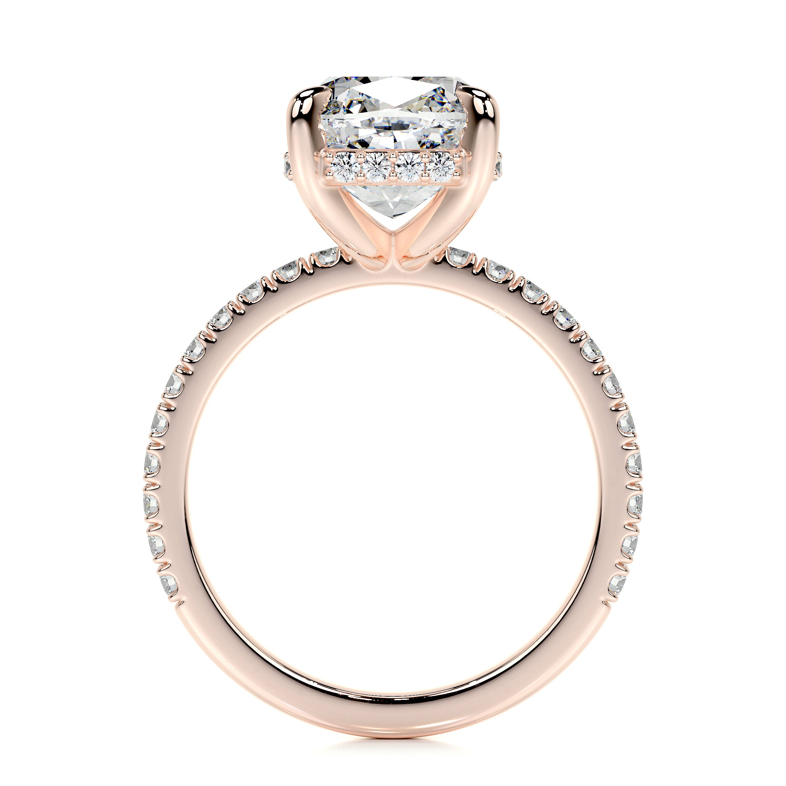 Beatriz Lab Grown Diamond Ring -14K Rose Gold、mySite、hinf8tx79