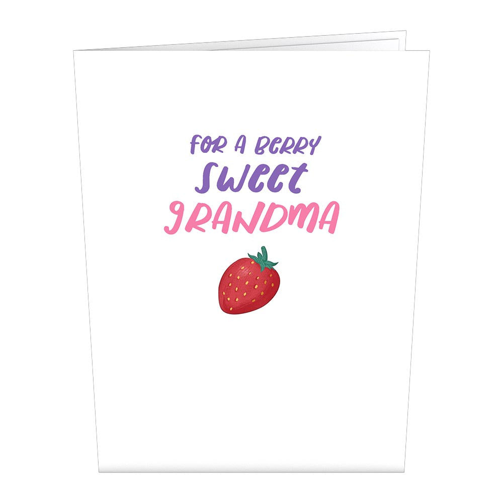 Berry Sweet Grandma Pop-Up Card、mySite、solidvoid