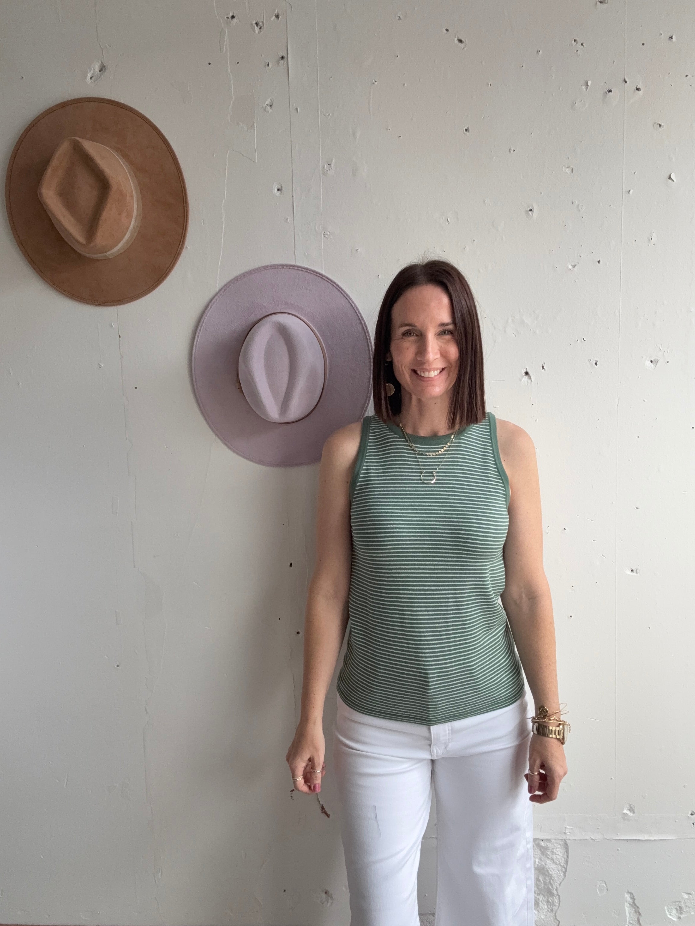 Holly’s Striped Tank、mySite、garagedoors4me