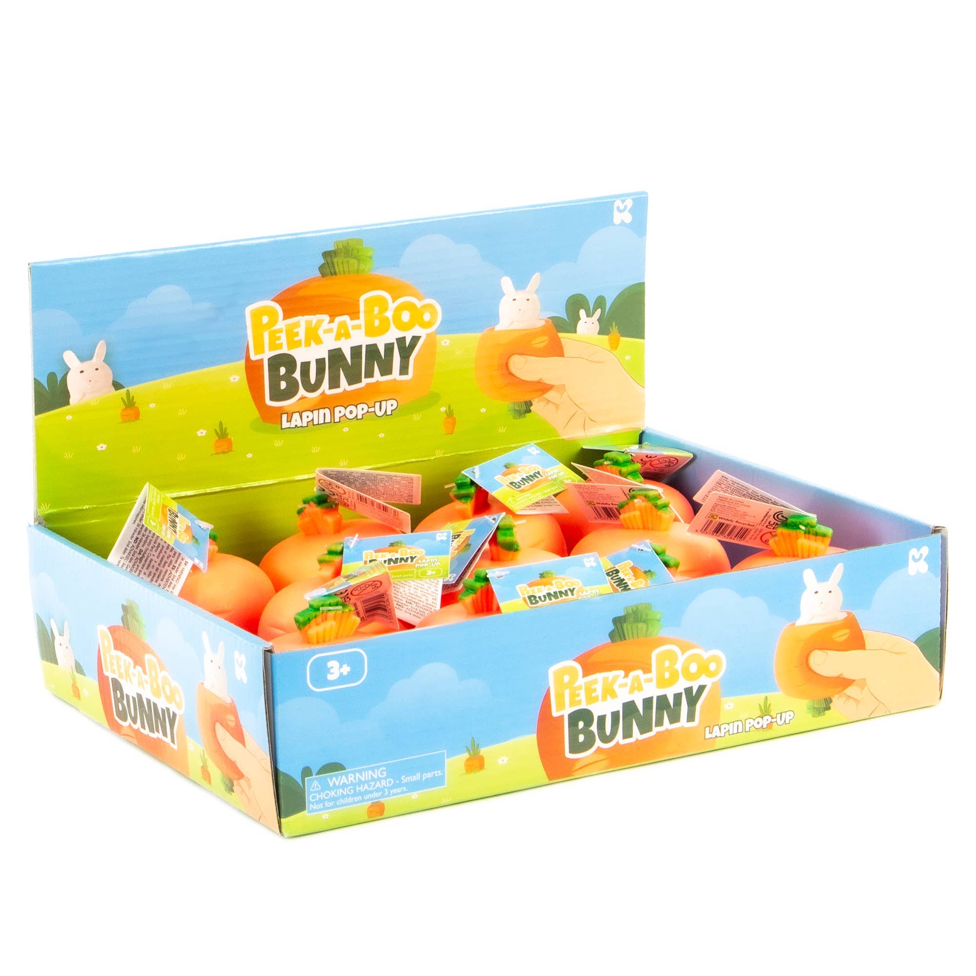Peek A Boo Bunny in Carrot Pop Up Sensory Toy、mySite、g9winljtr