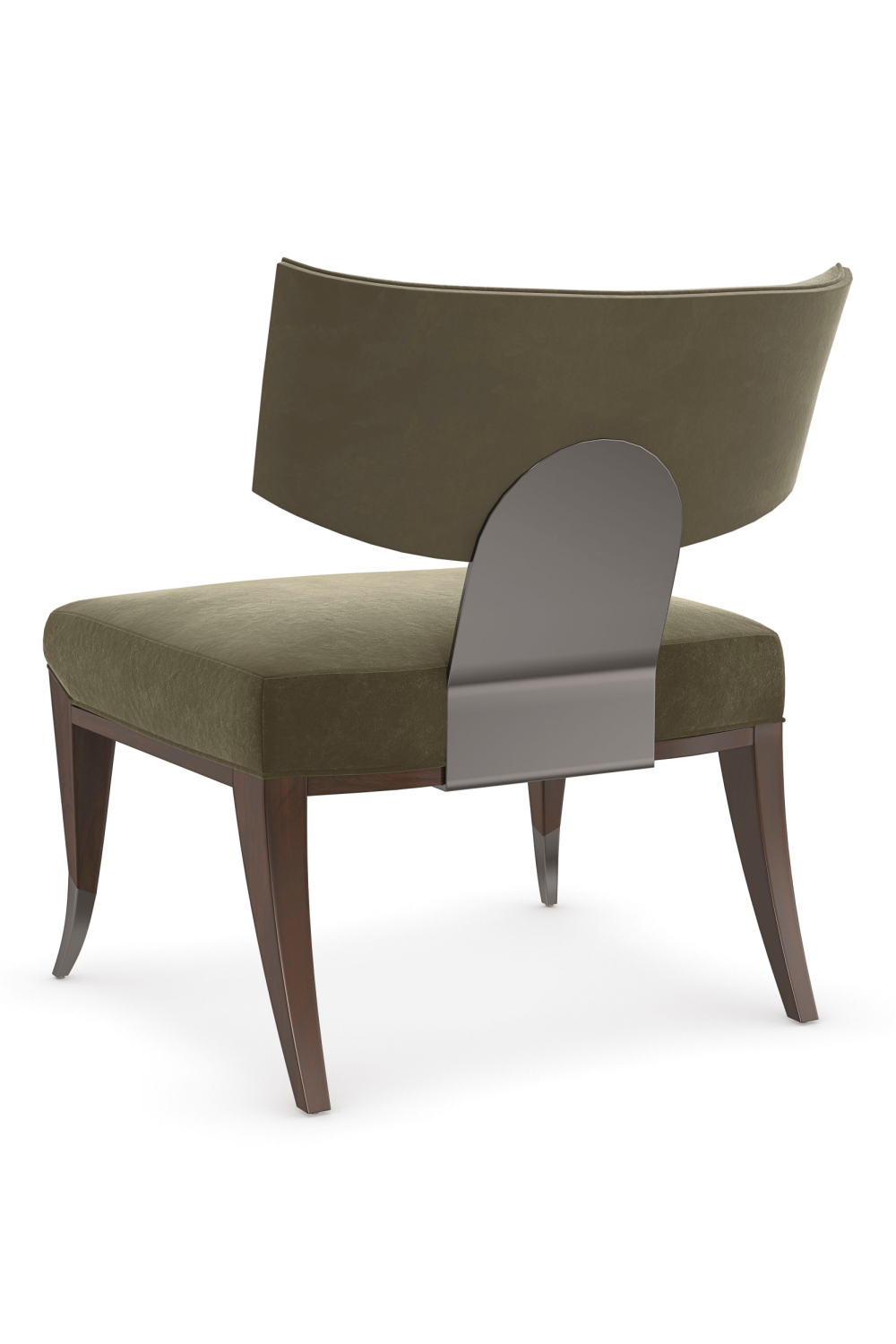 Velvet Arched Accent Chair | Caracole Mykonos、mySite、neckold
