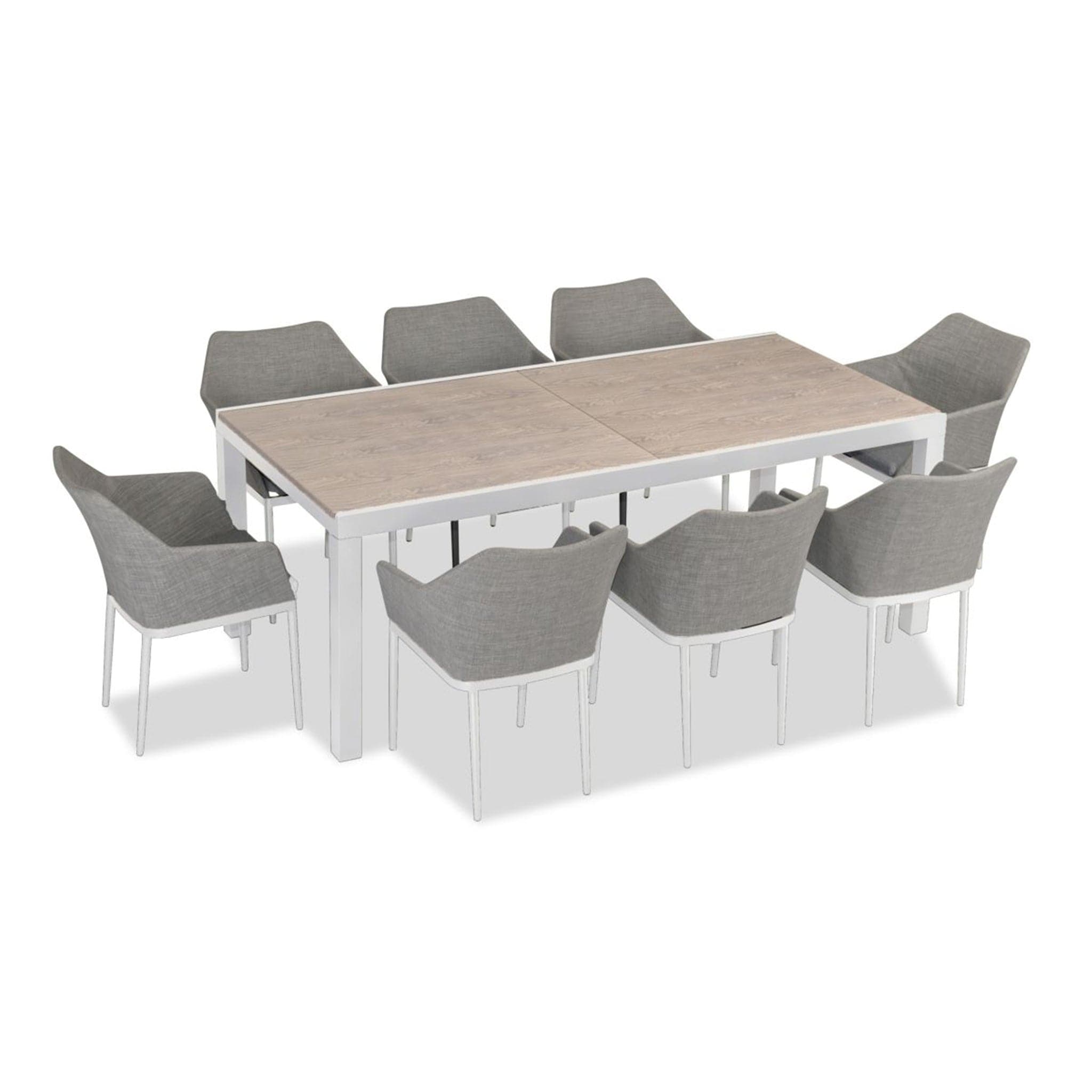 Tailor 9 Piece Extendable Dining Set、mySite、neckold