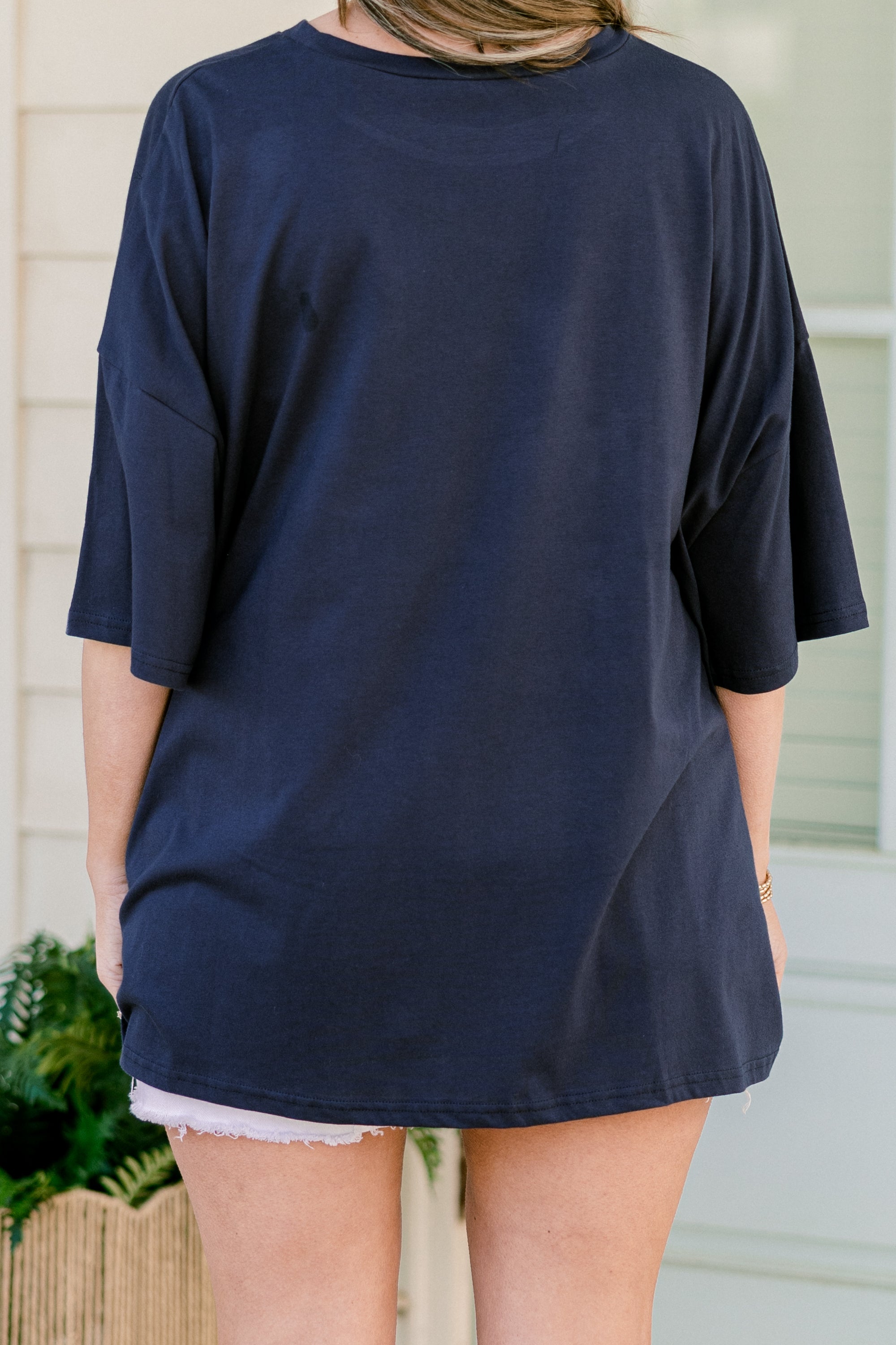  Vintage USA Boyfriend Tee, Midnight Navy、mySite、justintrudeaud