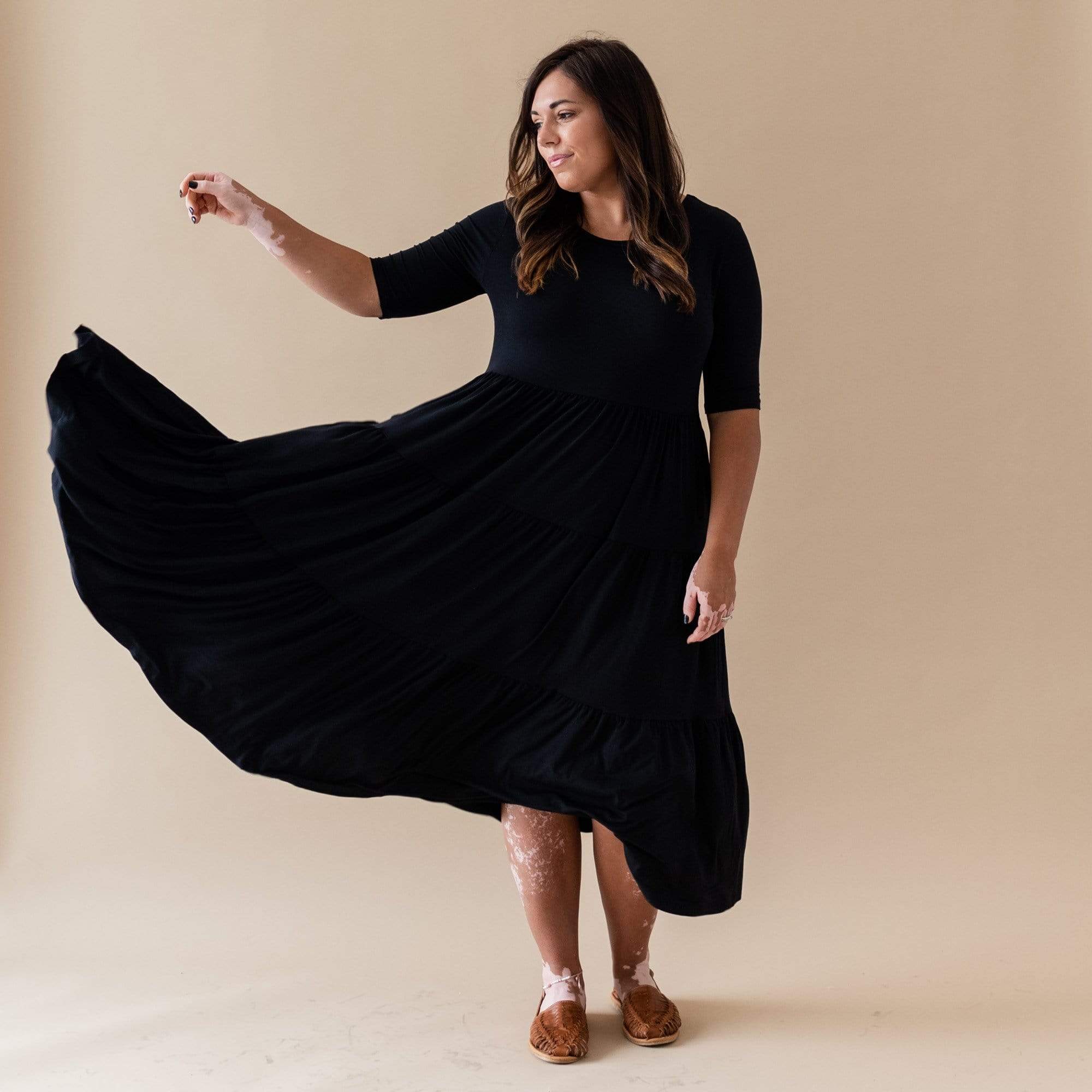  Women’s Tiered Dress in Midnight、mySite、layawaytickets