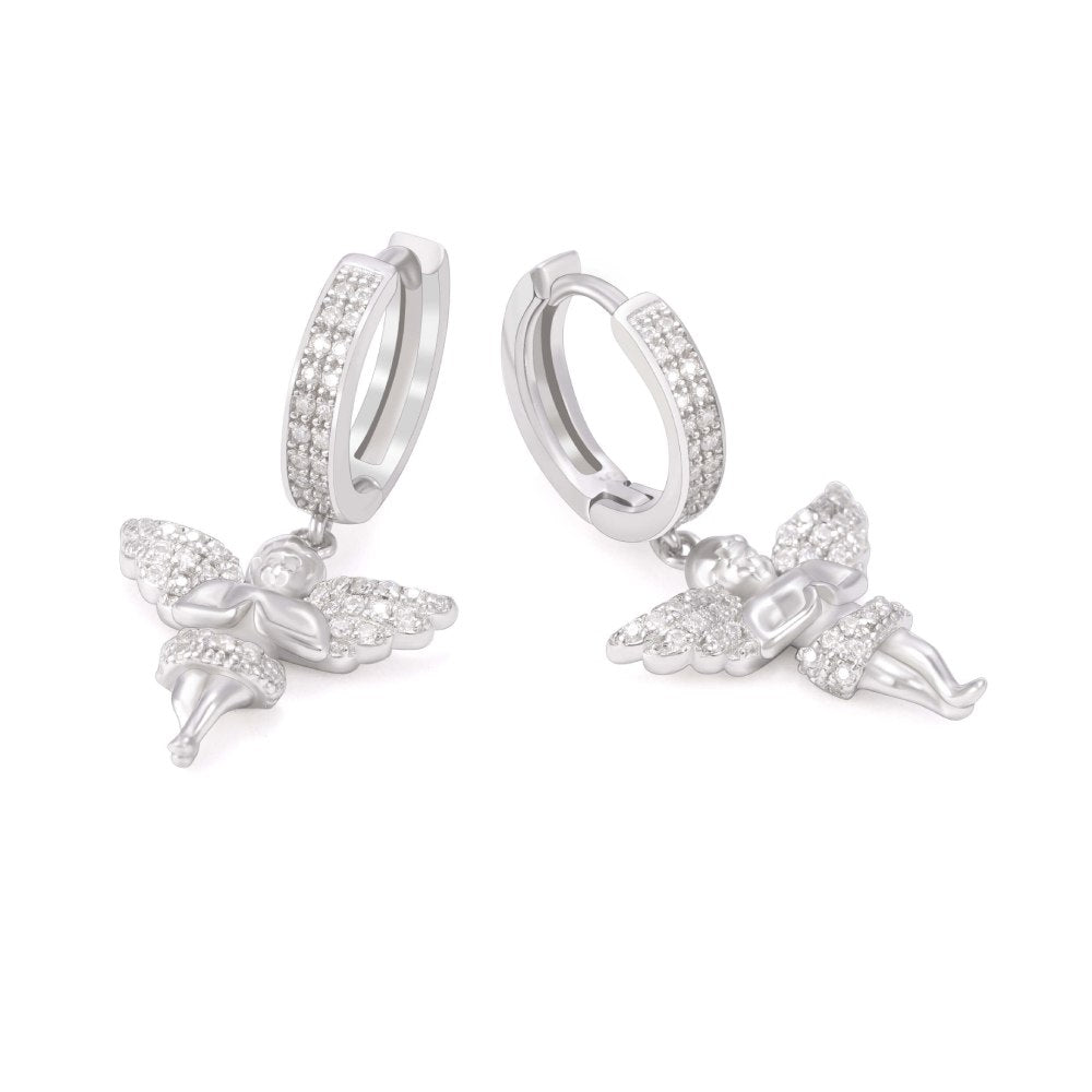 Angel Drop Moissanite Earrings 14K Gold、mySite、hinf8tx79