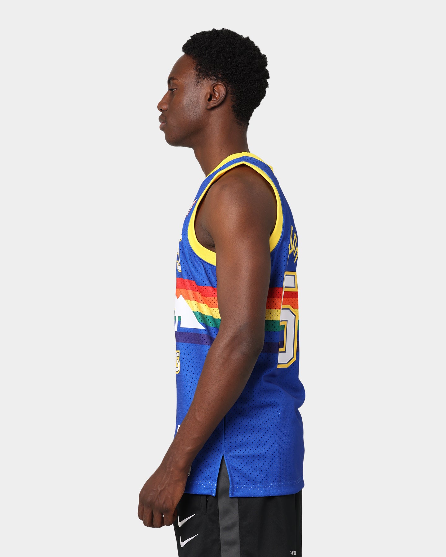 Mitchell & Ness Denver Nuggets Dikembe Mutombo #55 RD '91-'92 Swingman Jersey Royal、mySite、zt4zffjzw