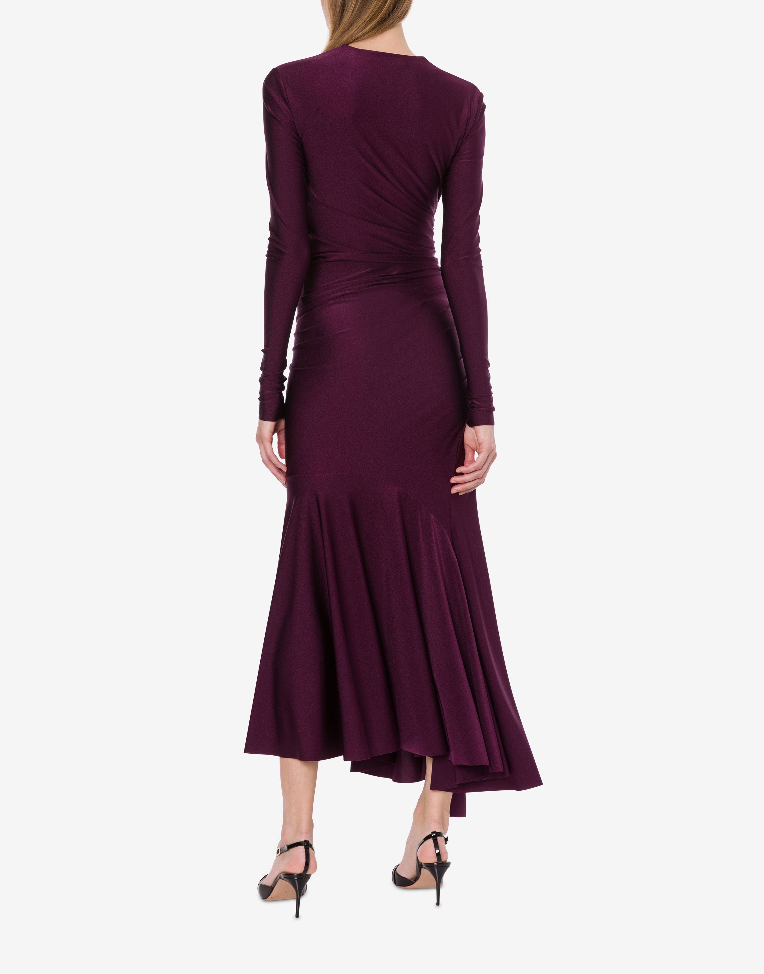 Abito asimmetrico in lycra、mySite、aoinhome